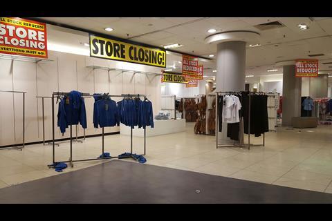 BHS Oxford Street looked bare and unloved on its final trading day